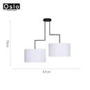 Lustre design LED avec abat-jours American