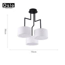 Lustre design LED avec abat-jours American