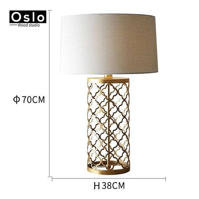 Home Decorators Collection Lampe de chevet à 3 lumières, à gradation, en or  brossé, pour s