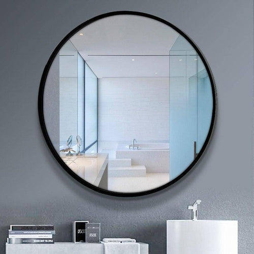 Miroir mural rond noir Chinese - vue 2 sur 7