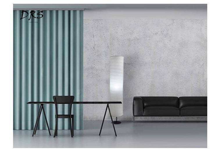 Lampadaire moderne avec abat-jour cylindrique en en papier Floor - vue 6 sur 8