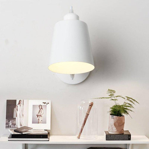 Applique murale industrielle à LED avec abat-jour en métal design Loft