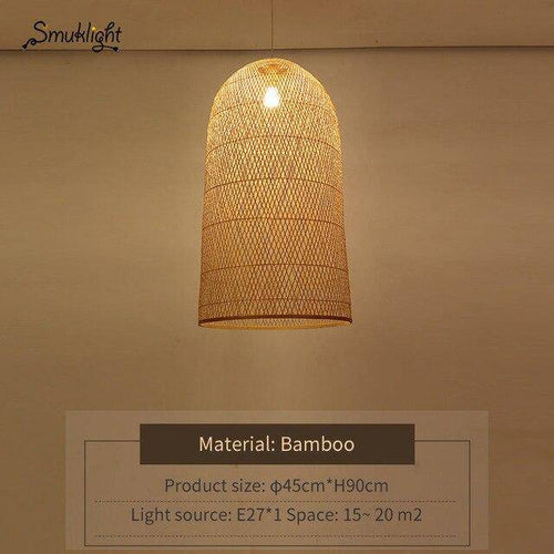 Suspension moderne forme en bambou Work