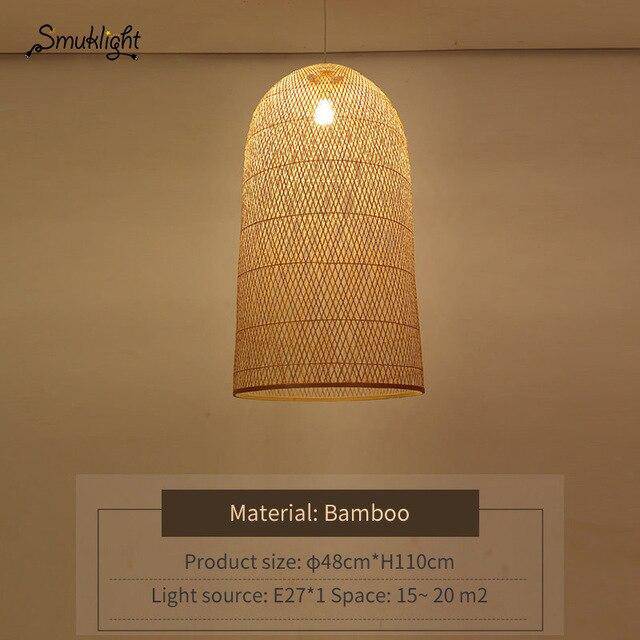 Suspension moderne forme en bambou Work - vue 11 sur 14