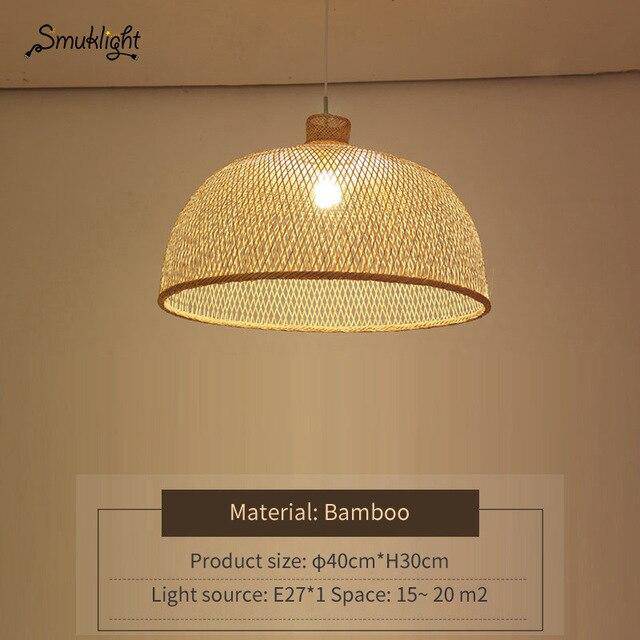 Suspension moderne forme en bambou Work - vue 12 sur 14