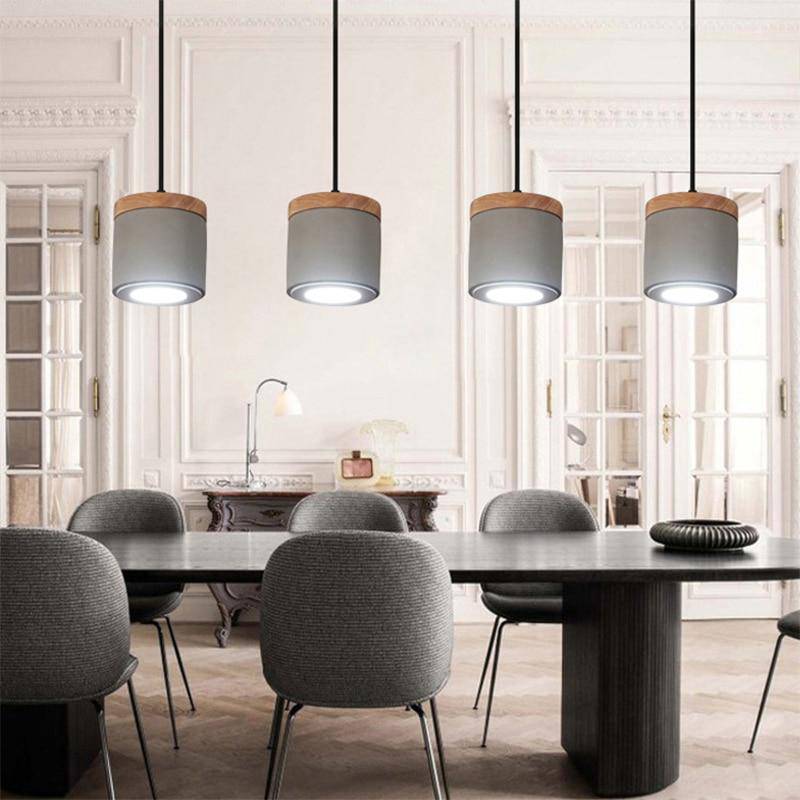 Suspension design LED rétro grise Settember - vue 4 sur 7
