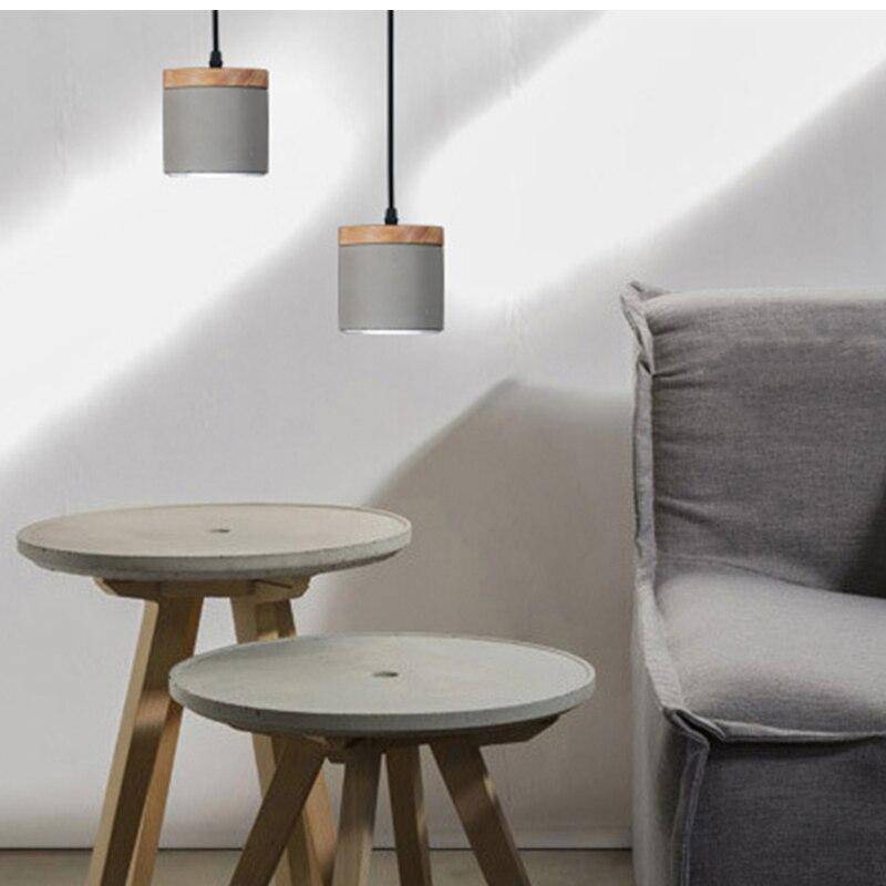 Suspension design LED rétro grise Settember - vue 6 sur 7