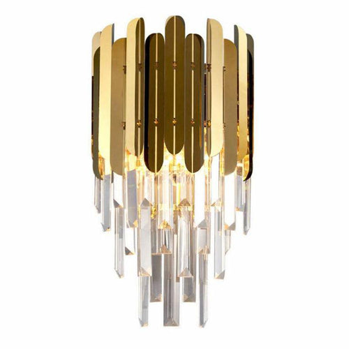 Applique doré en cristal moderne - vue 3 sur 6