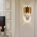 Applique doré en cristal moderne