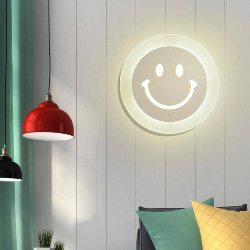 Applique murale LED smiley moderne - vue 5 sur 4