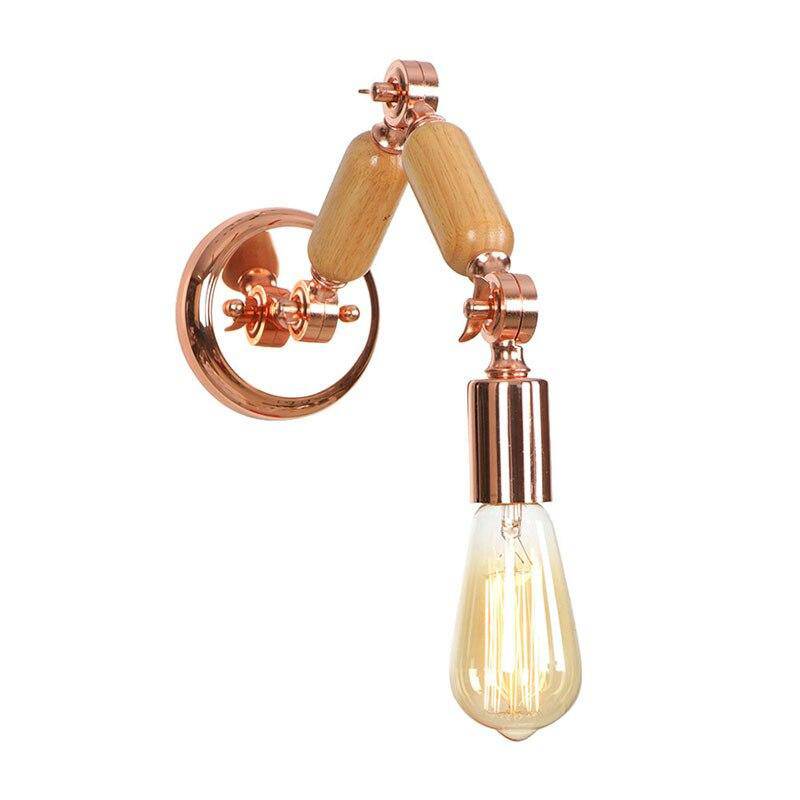 Applique murale design bras articulé rose gold Aisle - vue 4 sur 12