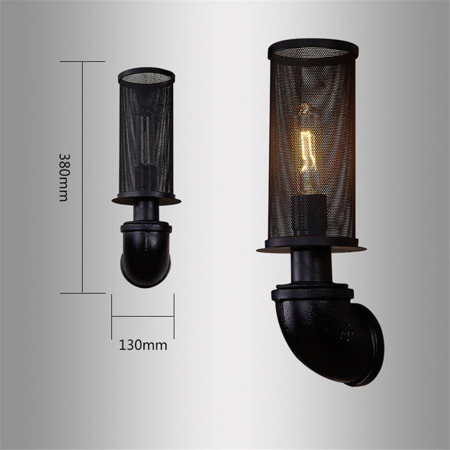 Applique murale LED en métal rétro industriel Beiaidi - vue 5 sur 7