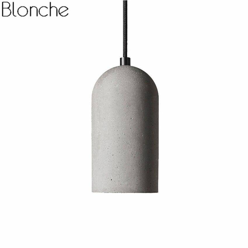 Suspension ciment cylindrique au bout arrondi Pipe - vue 5 sur 5