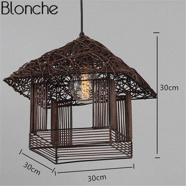 Suspension en forme de maison de couleur Country