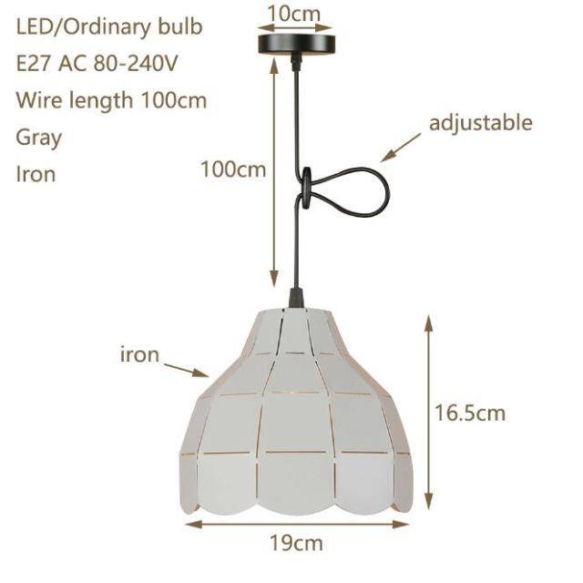 Suspension design à LED avec abat-jour en céramique colorée - vue 9 sur 9