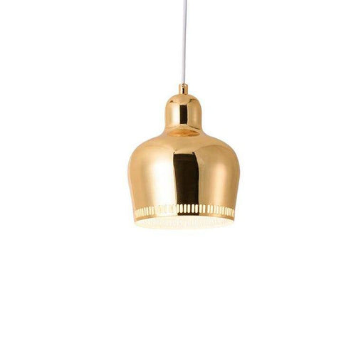 Suspension design LED avec abat-jour arrondi en métal Luxury Alto