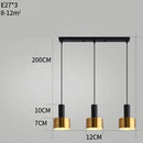 Suspension design à LED en métal style Loft Light