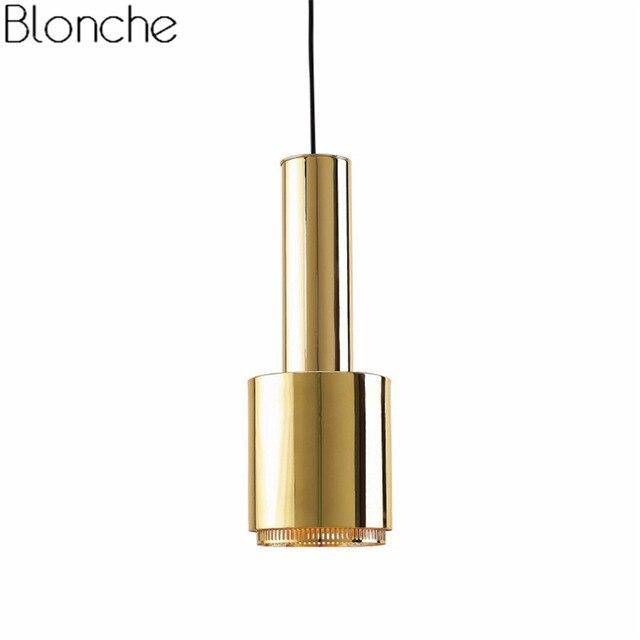 Suspension design LED en tube métal style Loft Industriel - vue 3 sur 7