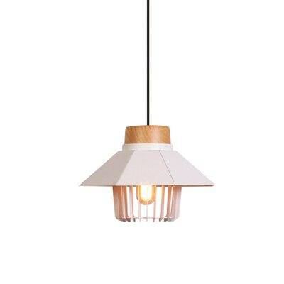 Suspension design LED avec abat-jour cage métal colorée Loft - vue 8 sur 9