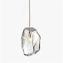 Suspension design à LED en verre cristal coloré Luxury