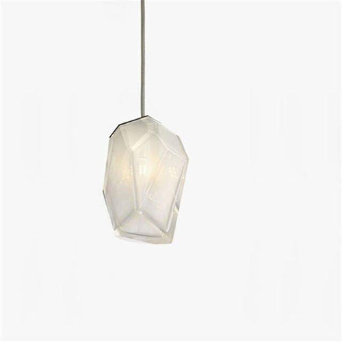 Suspension design à LED en verre cristal coloré Luxury