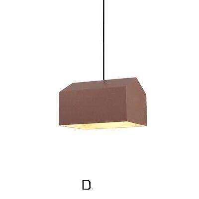 Suspension design à LED avec abat-jour en aluminium coloré Home