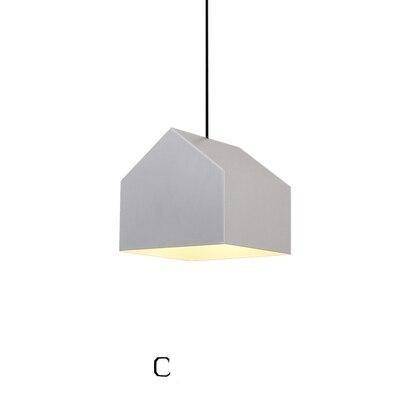 Suspension design à LED avec abat-jour en aluminium coloré Home