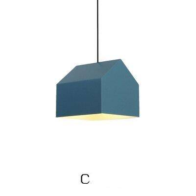 Suspension design à LED avec abat-jour en aluminium coloré Home - vue 12 sur 17