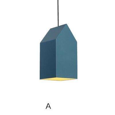 Suspension design à LED avec abat-jour en aluminium coloré Home - vue 6 sur 17