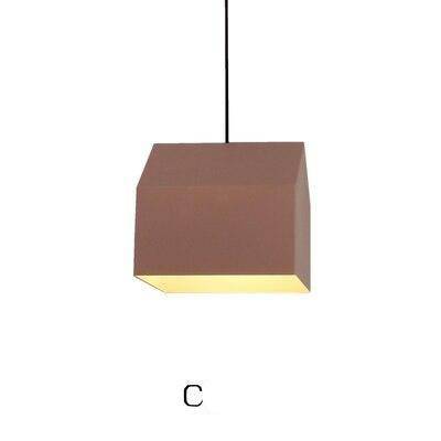 Suspension design à LED avec abat-jour en aluminium coloré Home