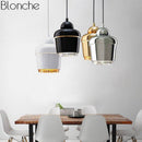 Suspension design à LED avec abat-jour métal industriel Loft