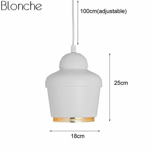 Suspension design à LED avec abat-jour métal industriel Loft