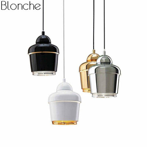 Suspension design à LED avec abat-jour métal industriel Loft