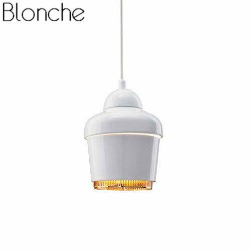 Suspension design à LED avec abat-jour métal industriel Loft - vue 6 sur 9