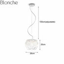 Suspension moderne à LED en verre style Cloud