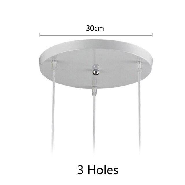 Suspension design à LED en métal avec abat-jour coloré Loft - vue 15 sur 15