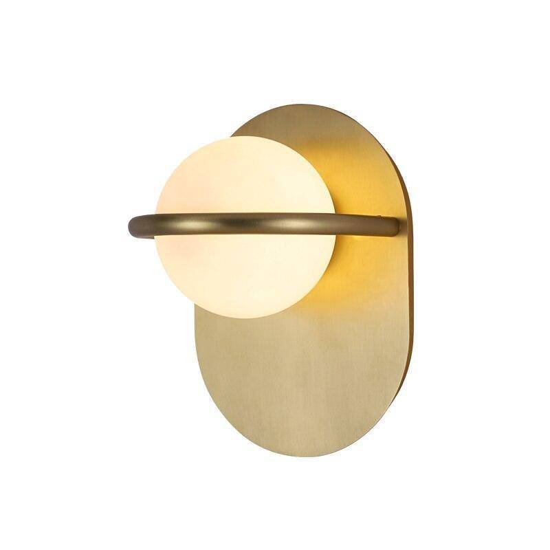 Applique murale design LED avec base arrondie en aluminium Luxury - vue 6 sur 6