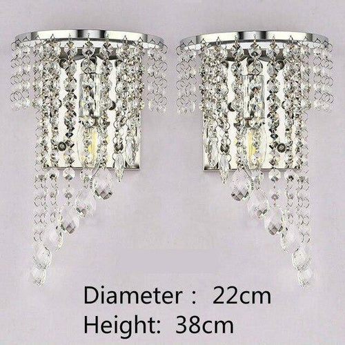 Applique murale LED en cristal Sconce