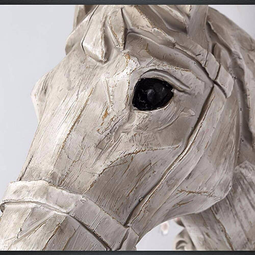 Applique murale en forme de tête de cheval et abat-jour - vue 2 sur 5