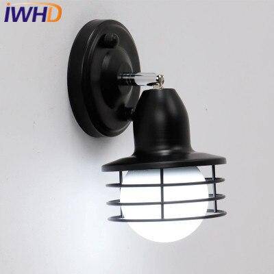 Applique murale LED extérieur style cage en métal - vue 3 sur 5