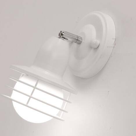 Applique murale LED extérieur style cage en métal - vue 5 sur 5