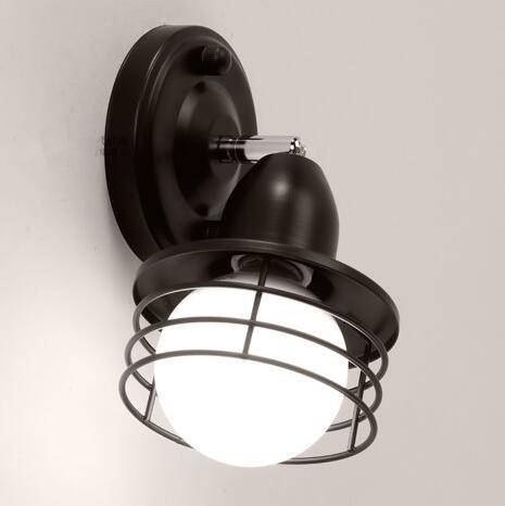 Applique murale LED extérieur style cage en métal - vue 6 sur 5
