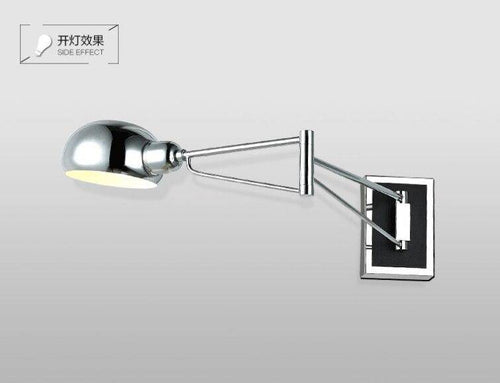 Applique murale LED chromé ajustable Sconce - vue 6 sur 6