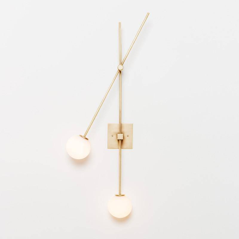 Applique murale design LED branches croisées Fixture - vue 3 sur 6