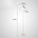 Lampadaire base marbre et lampe ajustable Sgrow