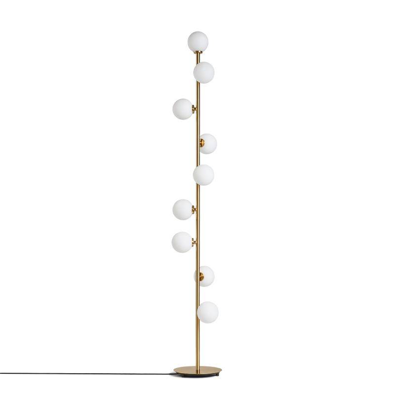 Lampadaire design à LED avec plusieurs boules de verre Head - vue 6 sur 5