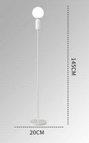 Modern minimalist floor lamp in candy colour