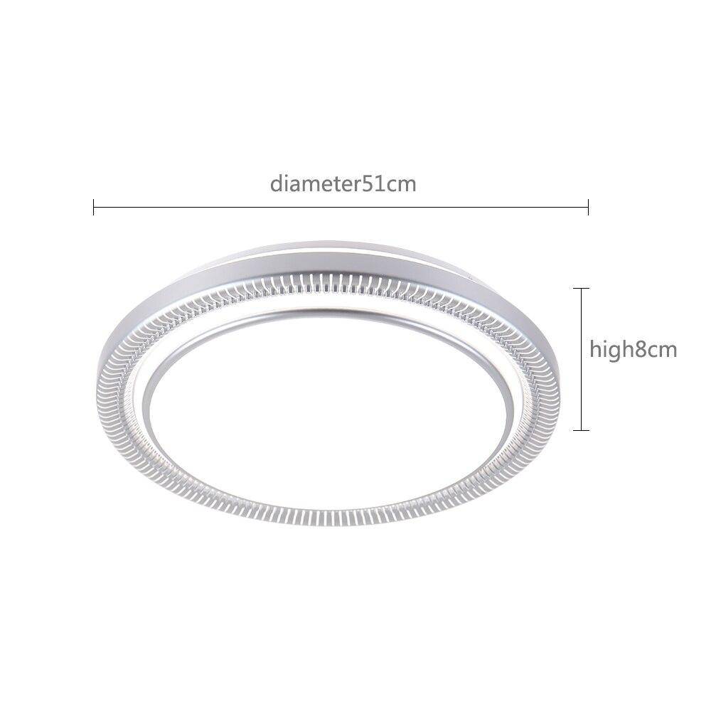 Plafonnier design à LED rond blanc Light - vue 7 sur 7