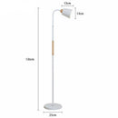 Lampadaire moderne LED en métal et bois Decor