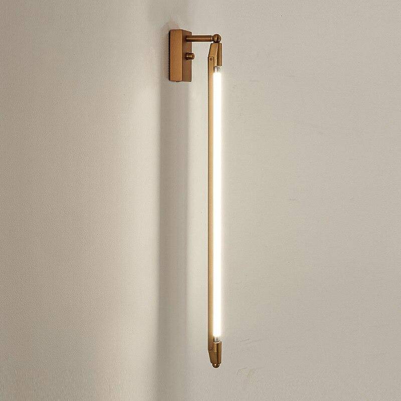 Applique murale design LED barre doré Rotate
